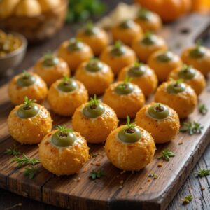 Cheese-Olive-Balls-Halloween-Party-Appetizers