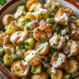 Read more about the article Crispy Smashed Potato Salad Recipe