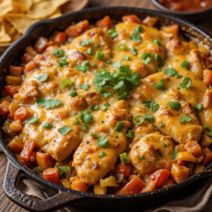 Read more about the article Chicken Fajita Casserole