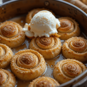 Crescent Roll Apple Dumplings.