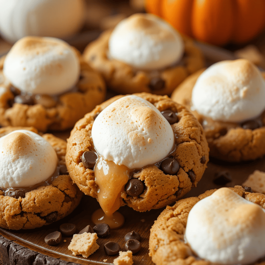 Read more about the article Pumpkin S’mores Cookies