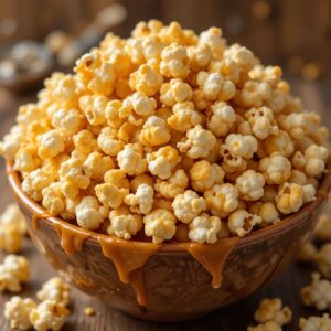 The Best Caramel Popcorn.