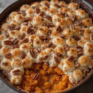 Read more about the article Sweet Potato Casserole Recipe: A Sweet and Buttery Holiday Classic