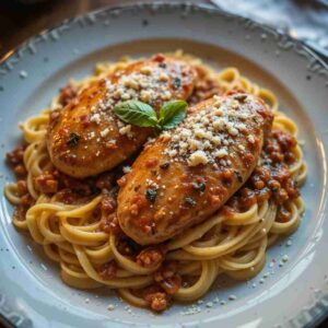 Read more about the article Marry Me Chicken with Pasta Recipe: A Creamy and Irresistible Dinner Delight