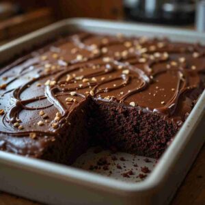 Read more about the article Chocolate Sheet Cake Recipe: A Rich and Moist Crowd-Pleaser