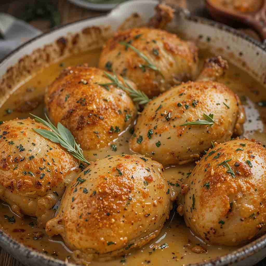 You are currently viewing Mom’s Butter Baked Chicken Recipe: A Tender and Flavorful Classic