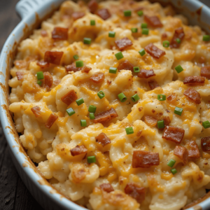 Read more about the article Bacon Cheddar Mashed Potato Casserole: A Comfort Food Classic