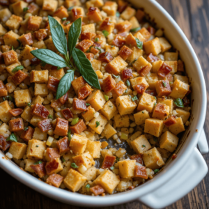 Read more about the article Bacon Cornbread Stuffing: A Perfect Thanksgiving Side Dish