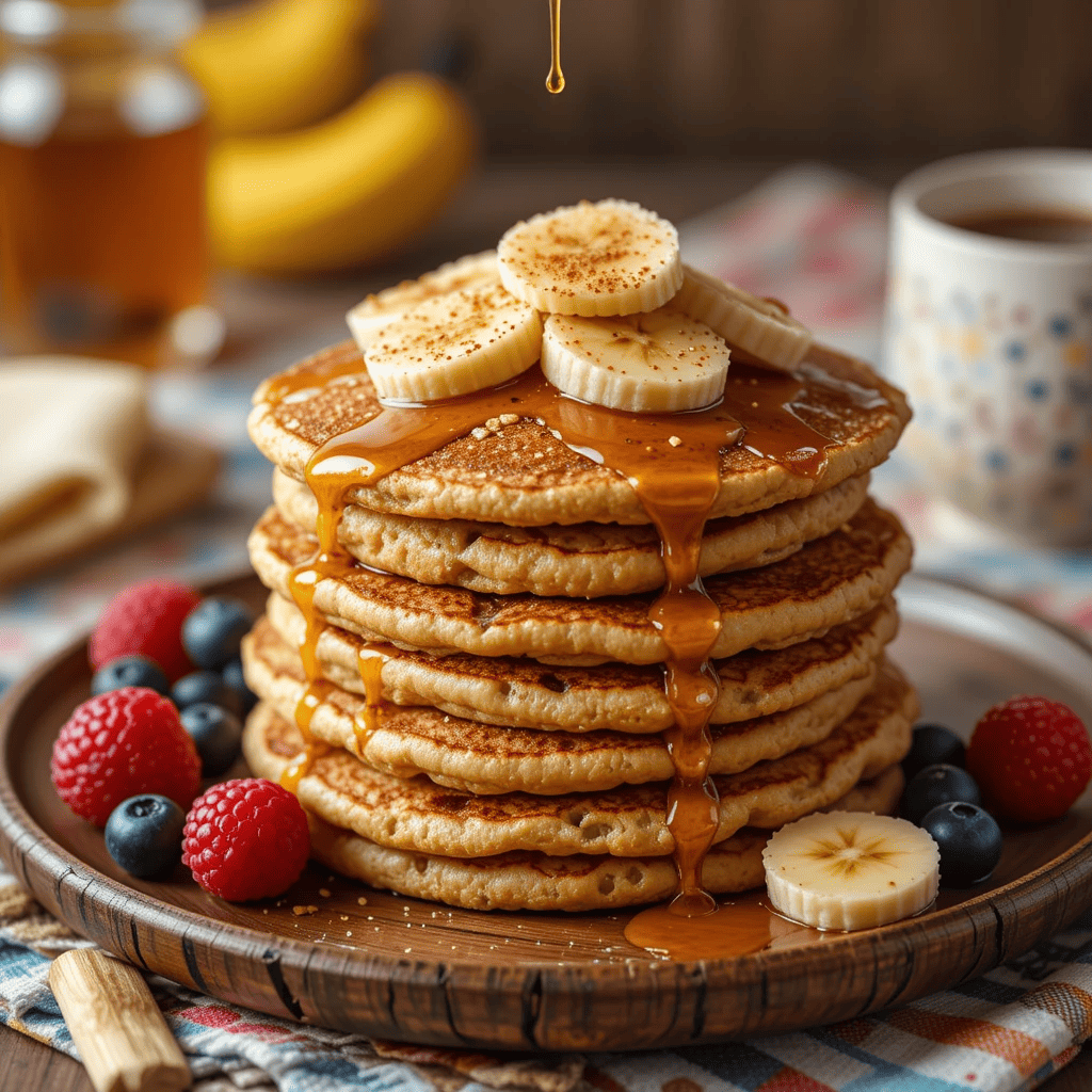 You are currently viewing Start Your Day Right with My Simple and Delicious Banana Oatmeal Pancakes