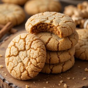 Chewy Ginger Molasses Cookies