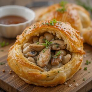 Chicken and Mushroom Pastry