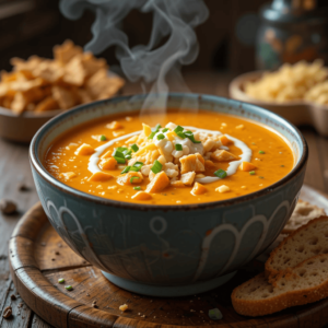 Creamy Buffalo Chicken Soup.