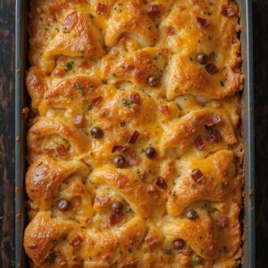 Read more about the article Flaky & Savory Delight: Crescent Roll Breakfast Casserole Recipe