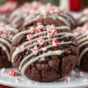 Double Chocolate Peppermint Cookies