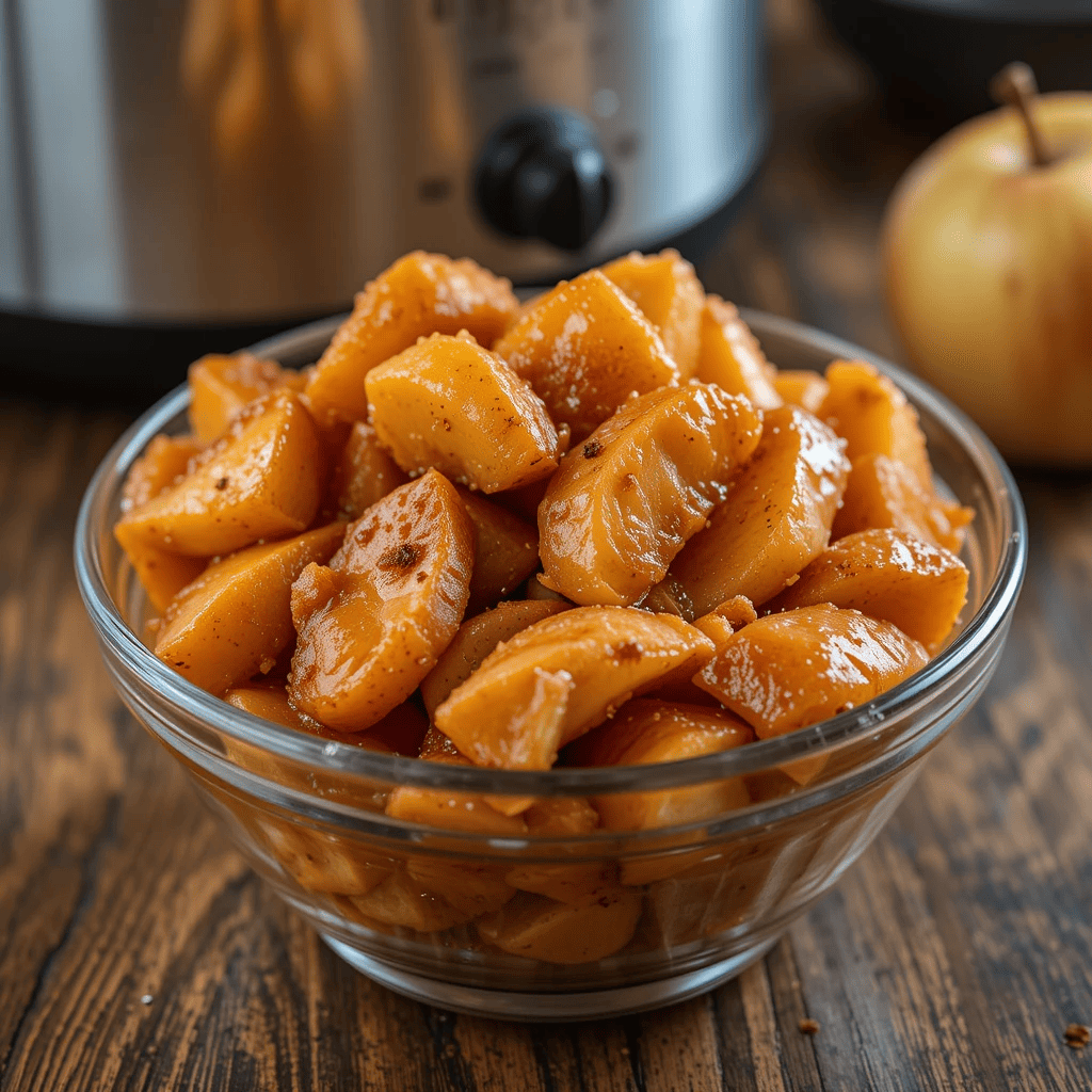 You are currently viewing Easy Crock-Pot Fried Apples: A Warm & Comforting Delight