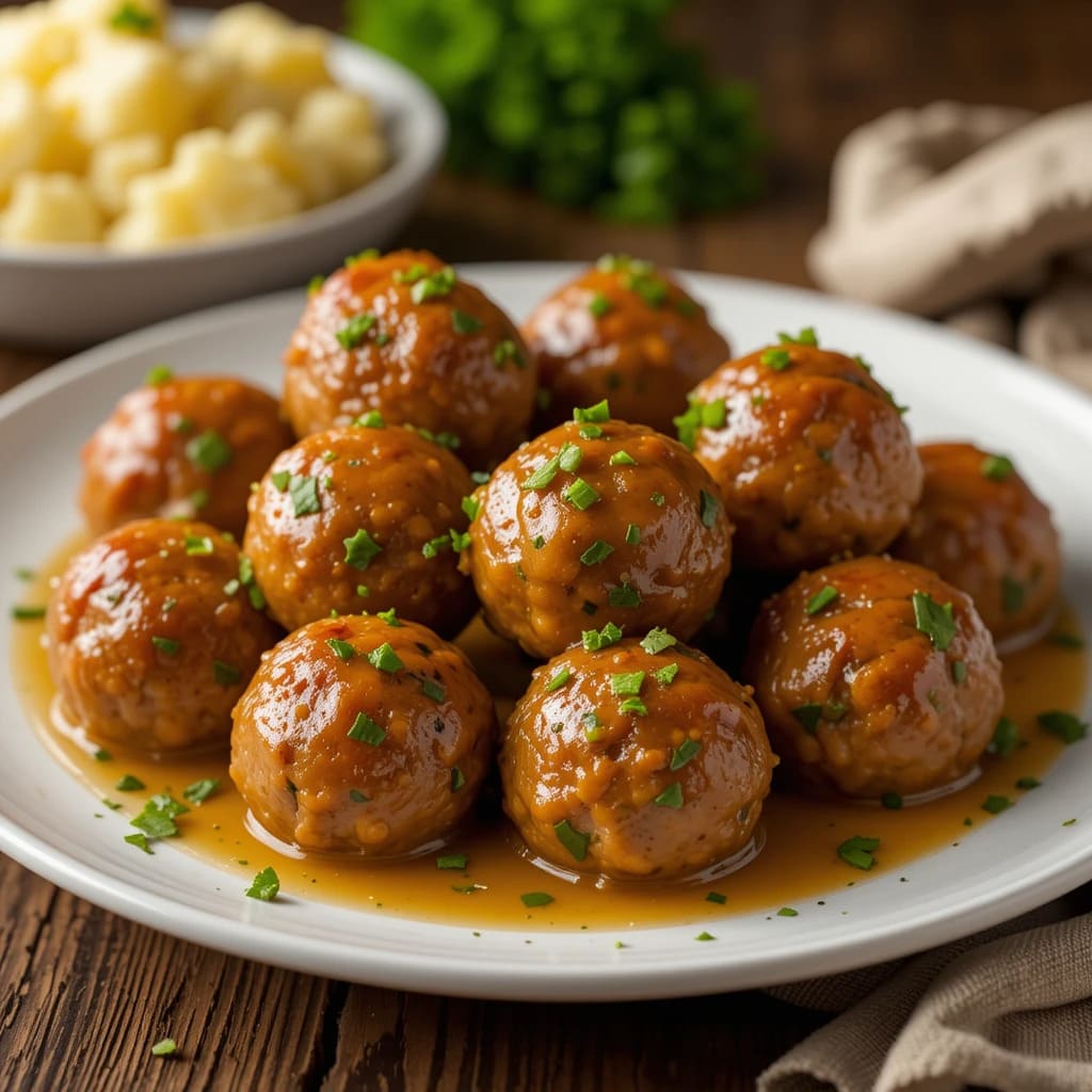 You are currently viewing Easy Garlic Butter Meatballs