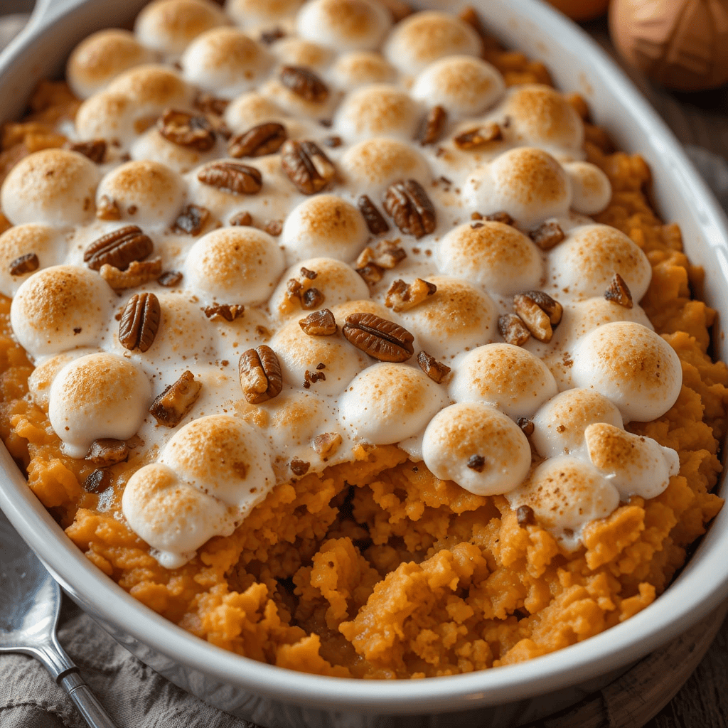 Read more about the article Easy Southern Sweet Potato Casserole with Marshmallows