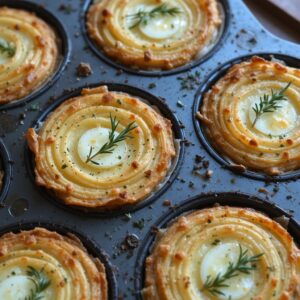 Read more about the article Garlic Herb Muffin Pan Potato Galettes Recipe: A Crispy, Flavorful Delight