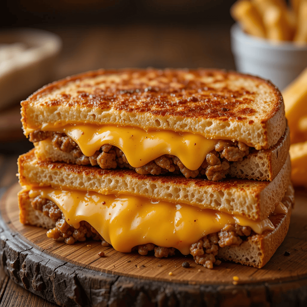 You are currently viewing Ground Beef Grilled Cheese Sandwich Recipe