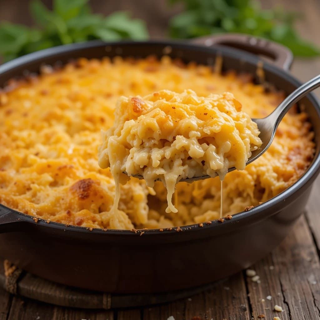 Read more about the article Golden & Cheesy Delight: Hashbrown Casserole Recipe