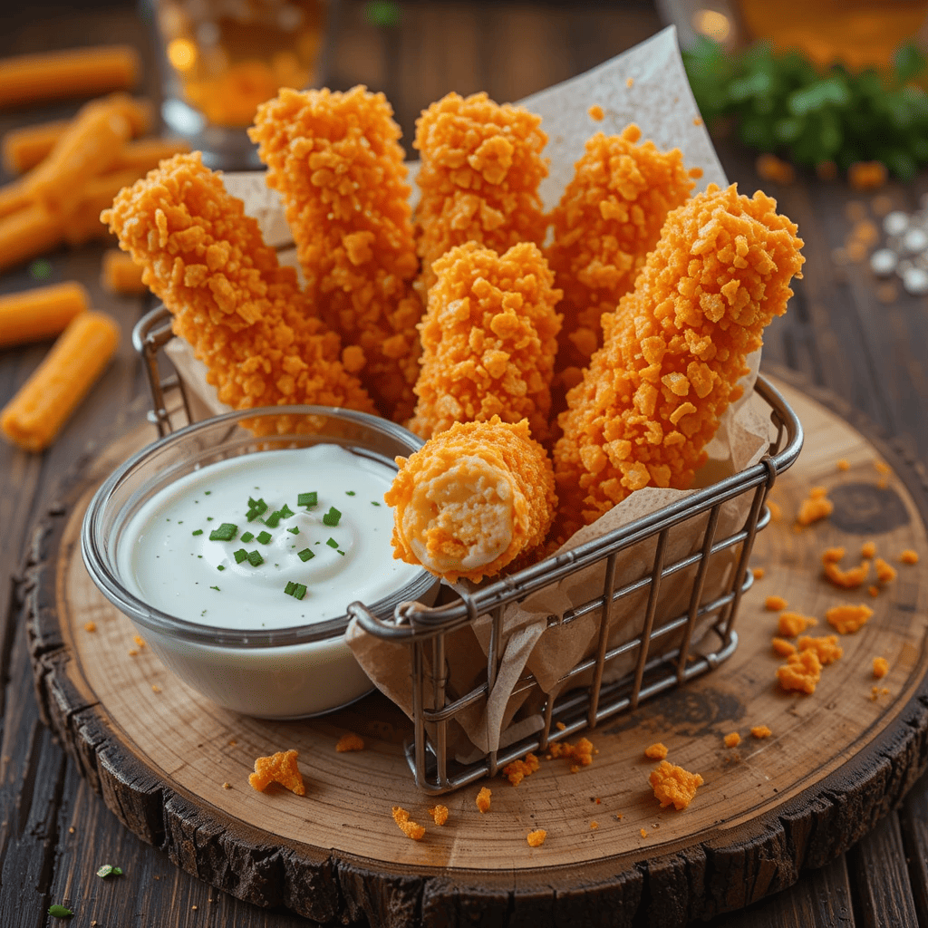 Read more about the article Hot Cheeto Mozzarella Sticks: The Ultimate Spicy & Cheesy Snack