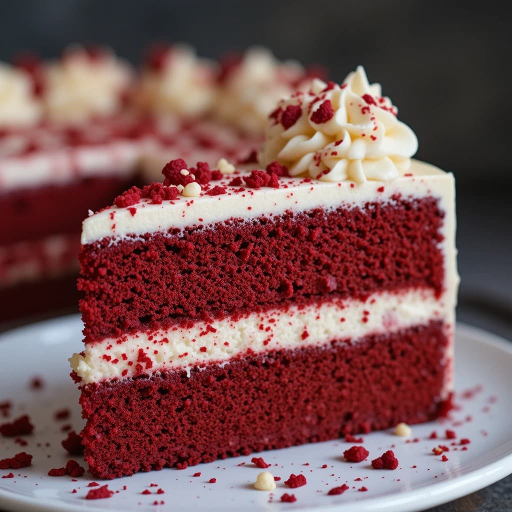 You are currently viewing Decadent Delight: Red Velvet Cheesecake Recipe