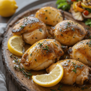 Simple Lemon Herb Chicken. 