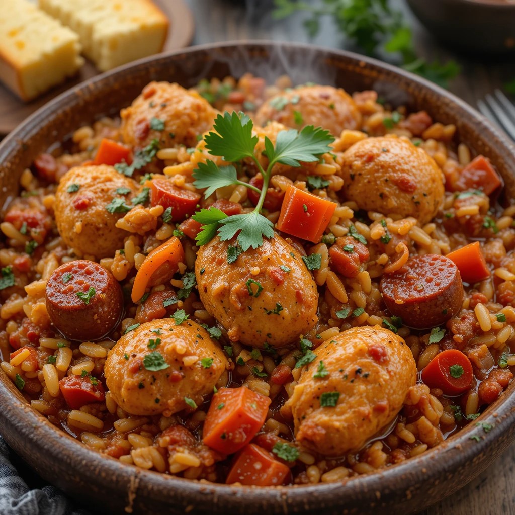 You are currently viewing Flavor-Packed Slow Cooker Chicken Jambalaya – A Hearty Cajun Classic Recipe