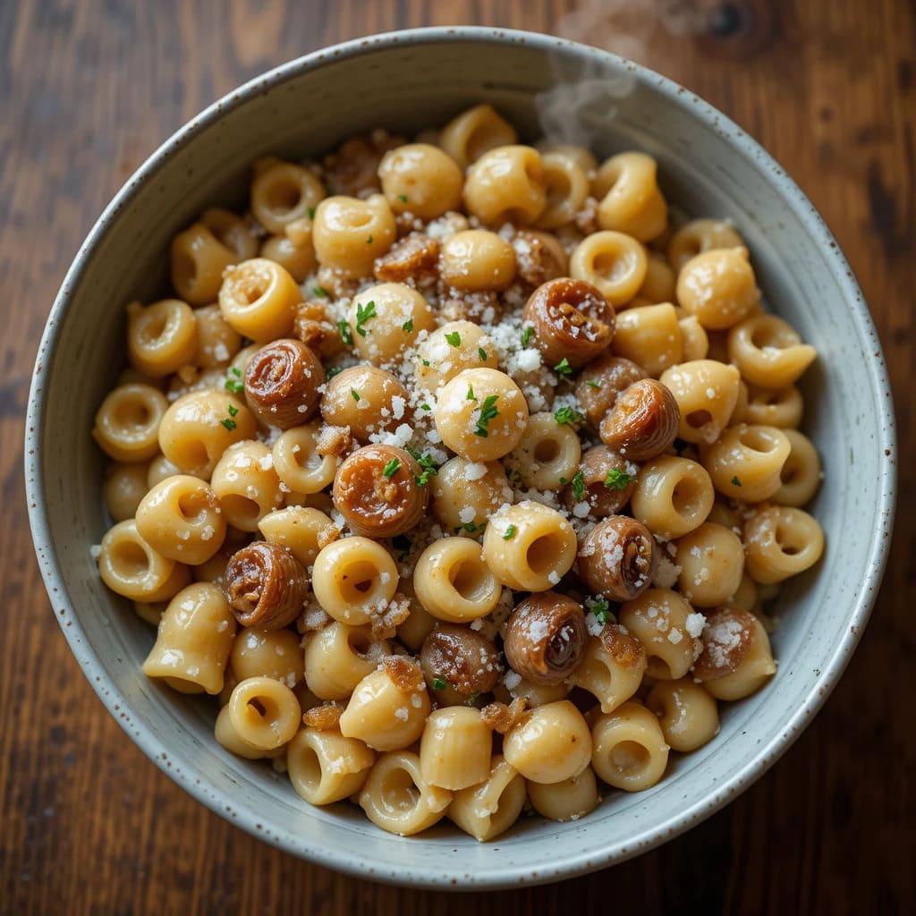 You are currently viewing One-Pot French Onion Orecchiette: A Decadent and Easy Pasta Recipe