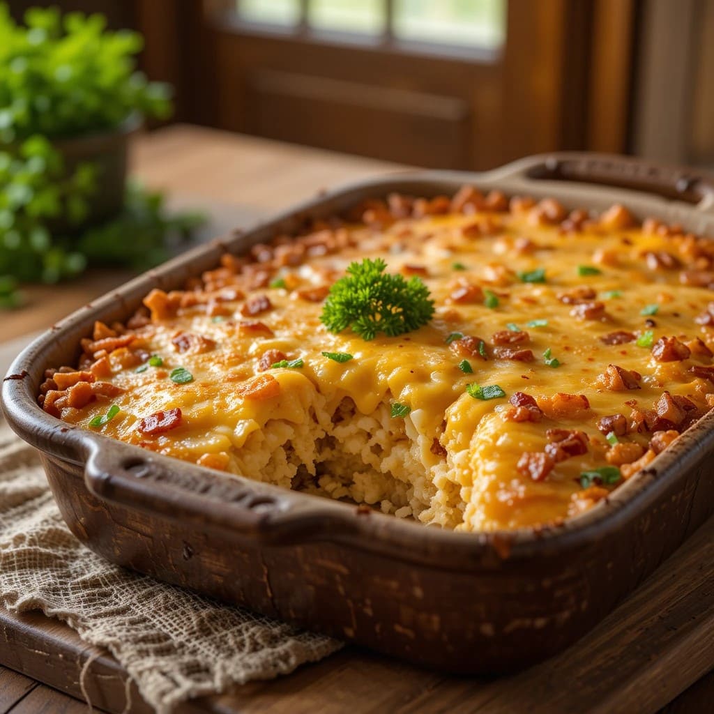 Read more about the article Amish Breakfast Casserole Recipe: A Hearty and Comforting Morning Delight