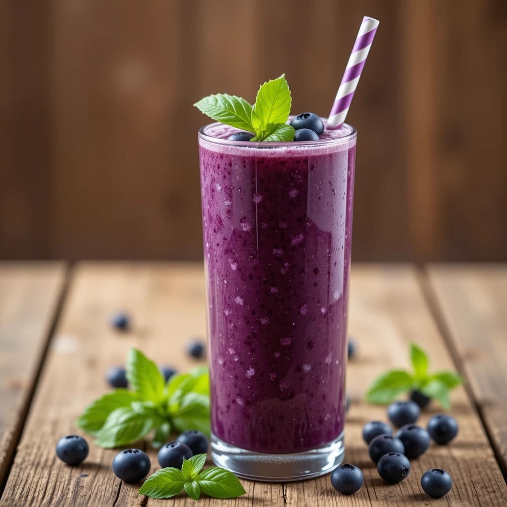 Read more about the article Blueberry Basil Smoothie Recipe– A Refreshing & Antioxidant-Packed Delight