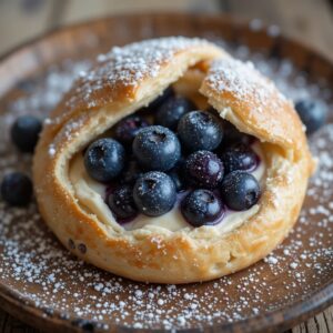 Blueberry Cream Cheese Puff Pastry