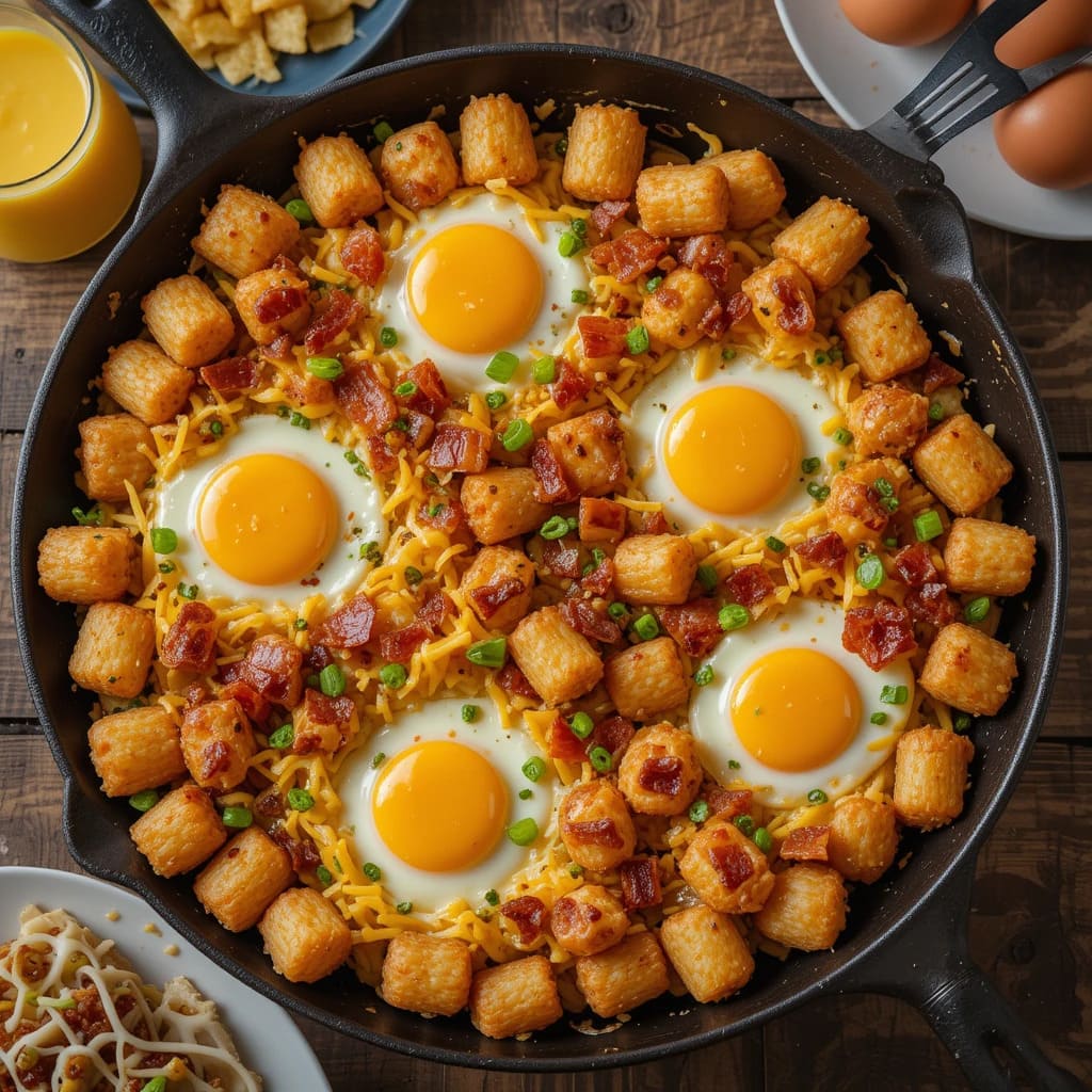 You are currently viewing Bacon, Egg, and Cheese Breakfast Totchos: A Simple and Delicious Recipe