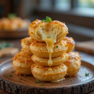 Cheesy Creamy Potato Puffs Easy Recipe