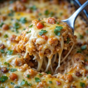 Read more about the article Cheesy Salsa Chicken and Rice Bake Recipe– A Flavor-Packed One-Pan Wonder