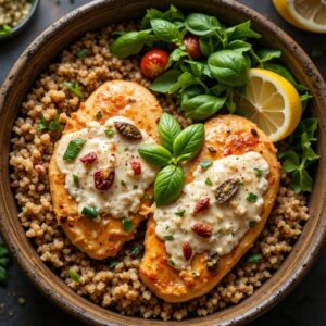 Chicken Parmesan Bowl with Cottage Cheese