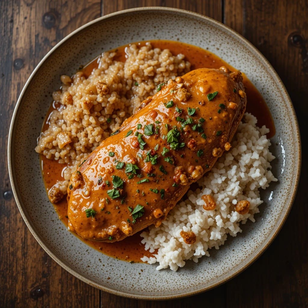 You are currently viewing Creamy Peri-Peri Chicken with Rice Recipe – A Flavorful and Spicy Delight