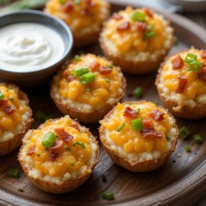 Crispy Loaded Mashed Potato Bites