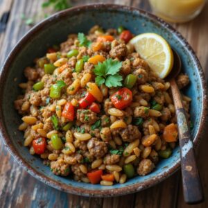 Read more about the article Delicious Cajun Dirty Orzo Recipe – A Spicy and Flavorful One-Pan Meal