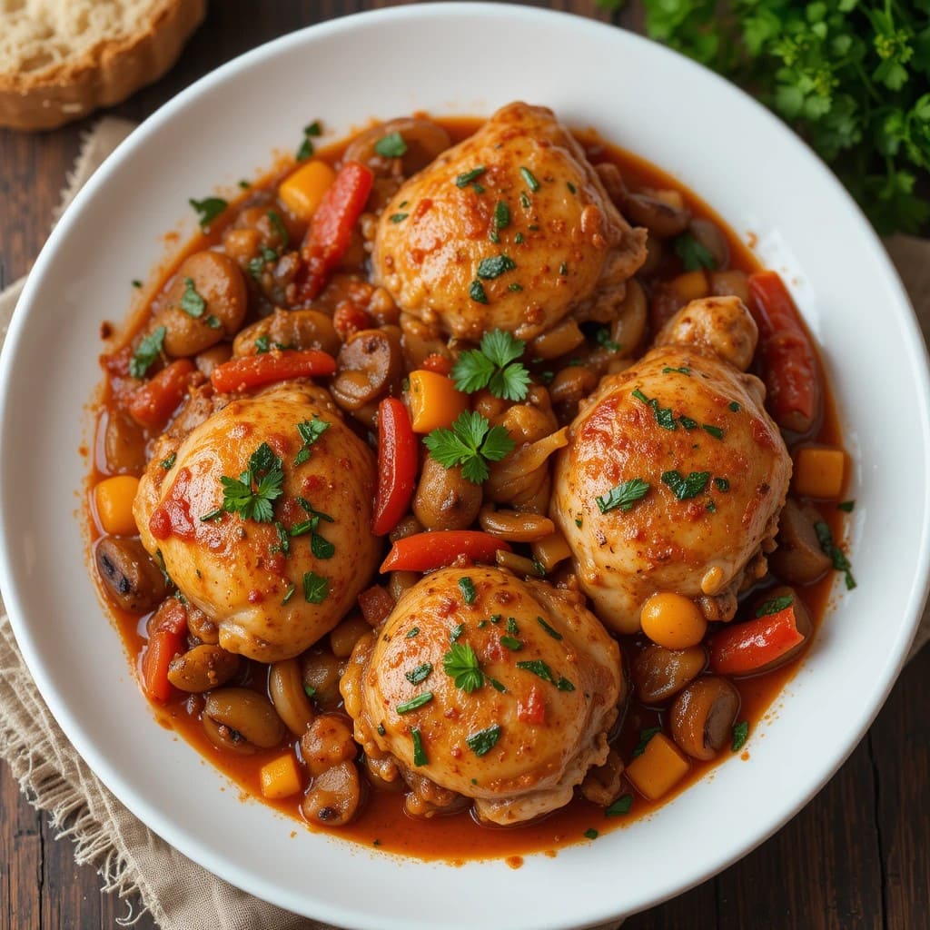 You are currently viewing Delicious Chicken Cacciatore Recipe – Easy Italian Comfort Food