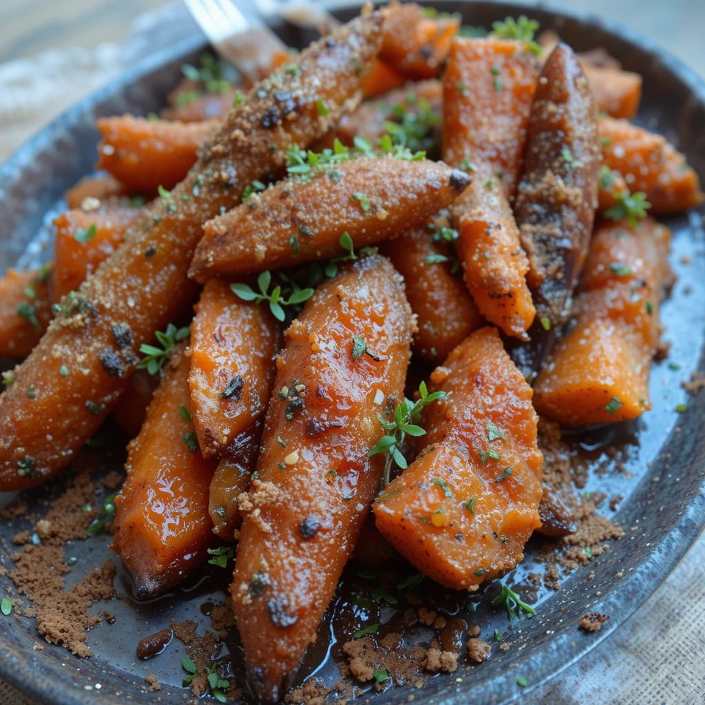 Read more about the article Irresistible Cinnamon Maple Roasted Sweet Potatoes Recipe – A Perfectly Caramelized Side Dish!