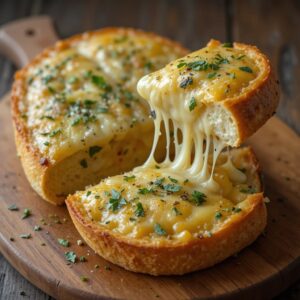 Read more about the article Easy Cheesy Garlic Bread Recipe for the Perfect Snack
