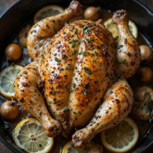 Easy One-Pan Baked Lemon Chicken Recipe