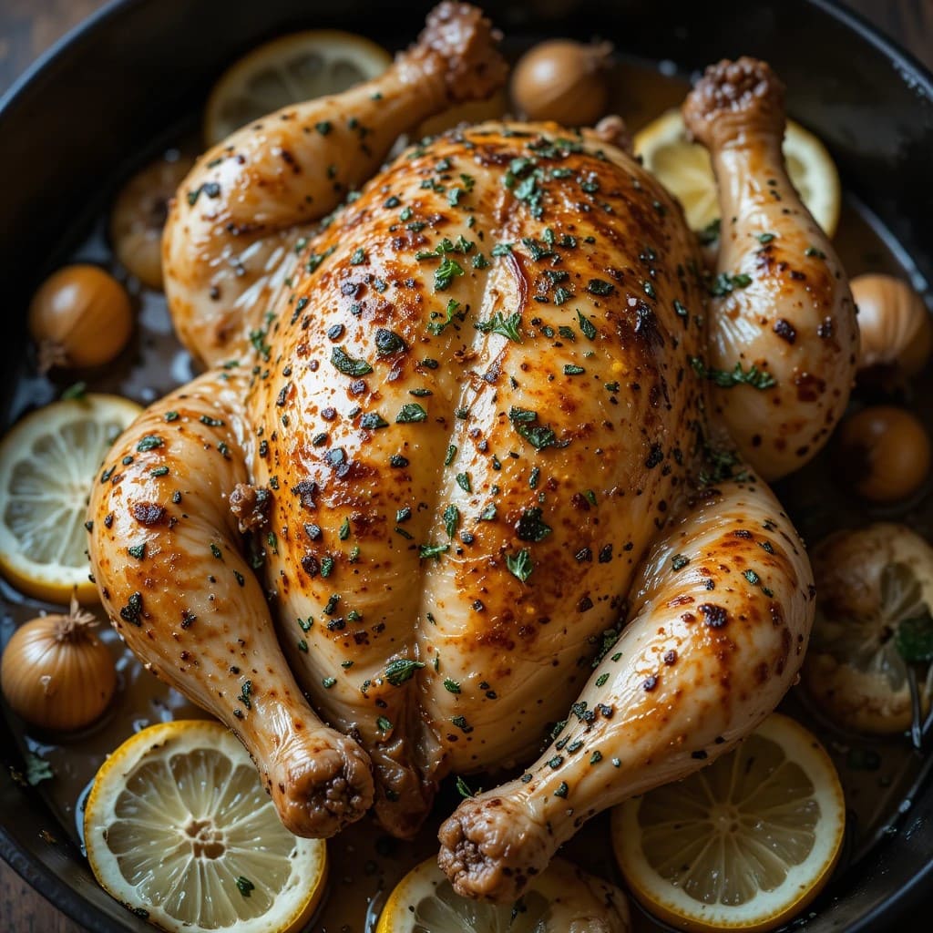 You are currently viewing Easy One-Pan Baked Lemon Chicken Recipe – A Flavorful and Healthy Meal