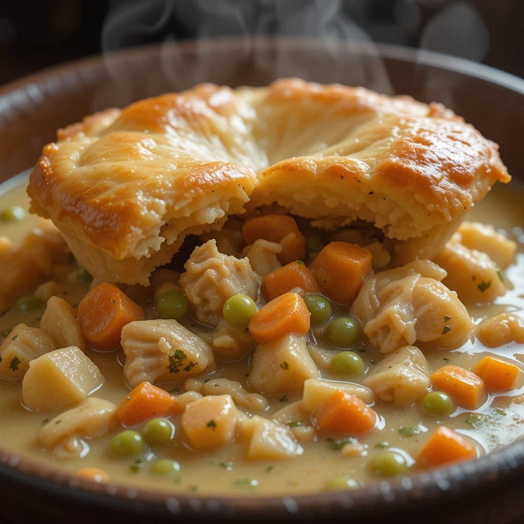 Read more about the article Easy Slow Cooker Chicken Pot Pie Recipe – A Comfort Food Delight!