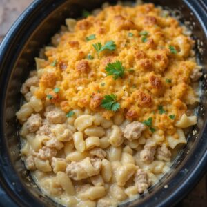 Easy Slow Cooker Tuna Casserole Recipe Comfort Food Delight