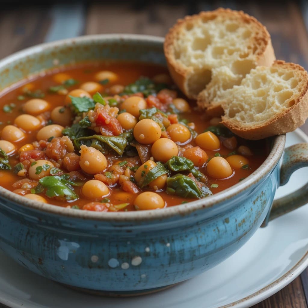You are currently viewing Easy Tuscan Chickpea Soup Recipe – A Comforting and Nutritious Delight