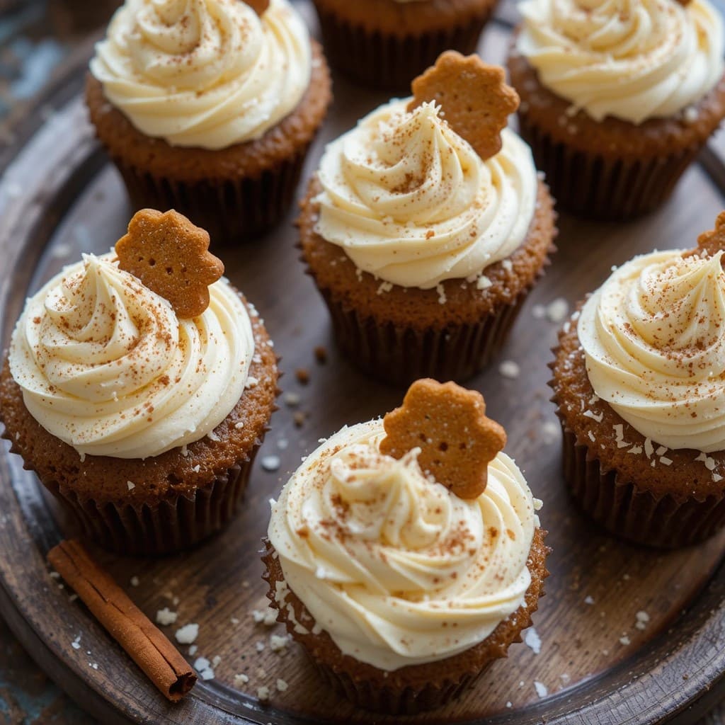 You are currently viewing Gingerbread Pumpkin Cupcakes Recipe – A Perfect Fall Treat