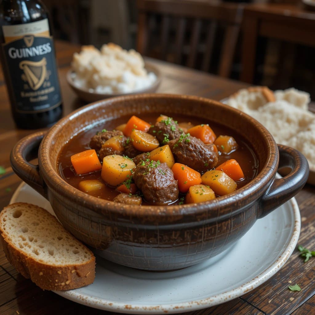 You are currently viewing Guinness Beef Stew Recipe– A Rich & Hearty Irish Classic