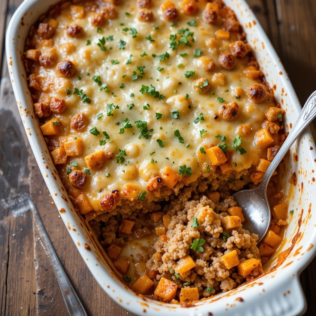 You are currently viewing Healthy Ground Turkey Sweet Potato Bake – Easy and Delicious Recipe